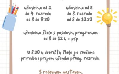 U ponedjeljak…