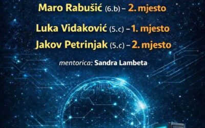 Rezultati županijskoga natjecanja iz informatike