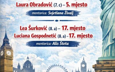 Županijsko natjecanje iz engleskiga jezika – rezultati