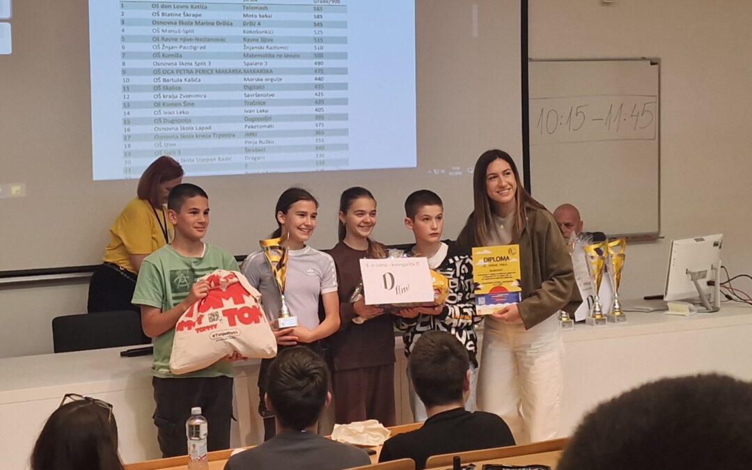 Treće mjesto za naše matematičare